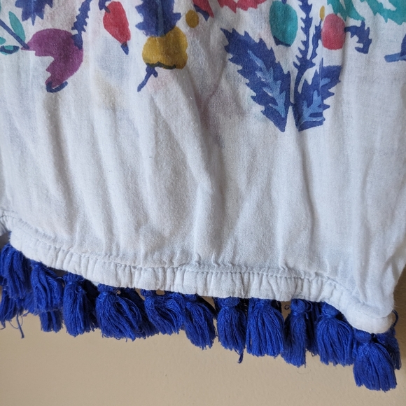 Roller Rabbit floral print dress or cover up size youth 6 - Picture 6 of 9